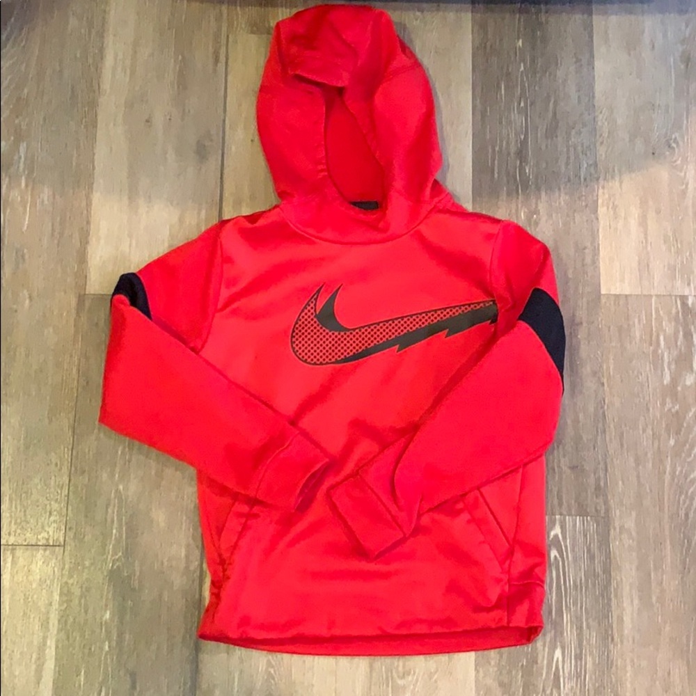 Red Nike Dri-fit sweatshirt - youth small